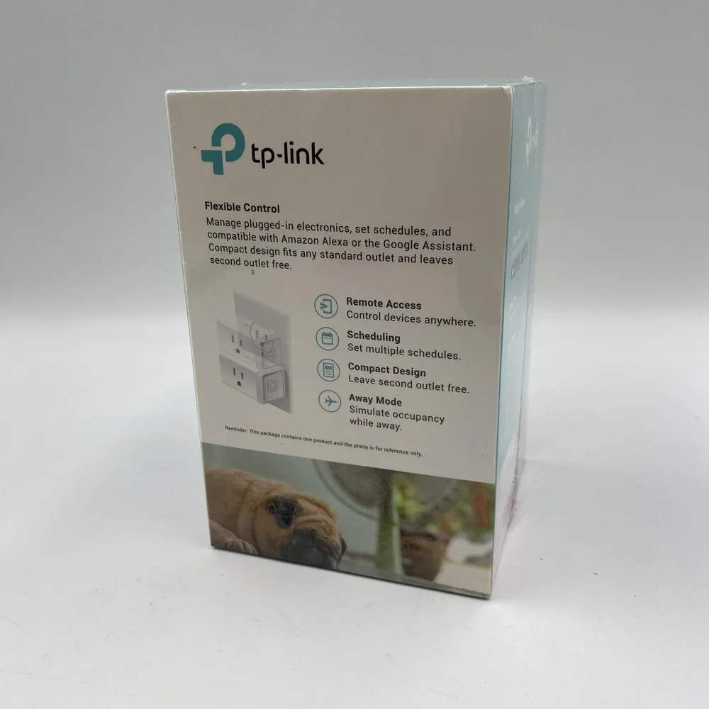 TP-Link Kasa Smart Wi-Fi Plug Mini HS105 Works with Alexa Google Assistant White